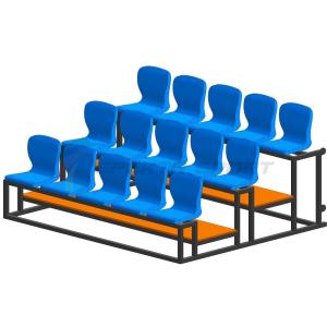 Купить Трибуна мобильная 3 ряда сиденья пластиковые на 15 мест в Светлогорске 